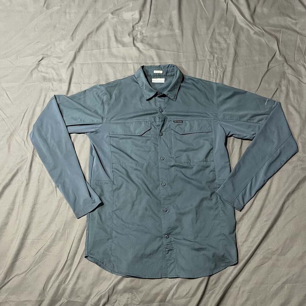 Columbia Sportswear Mens Regular Fit Long Sleeve Button Up Shirt Size S